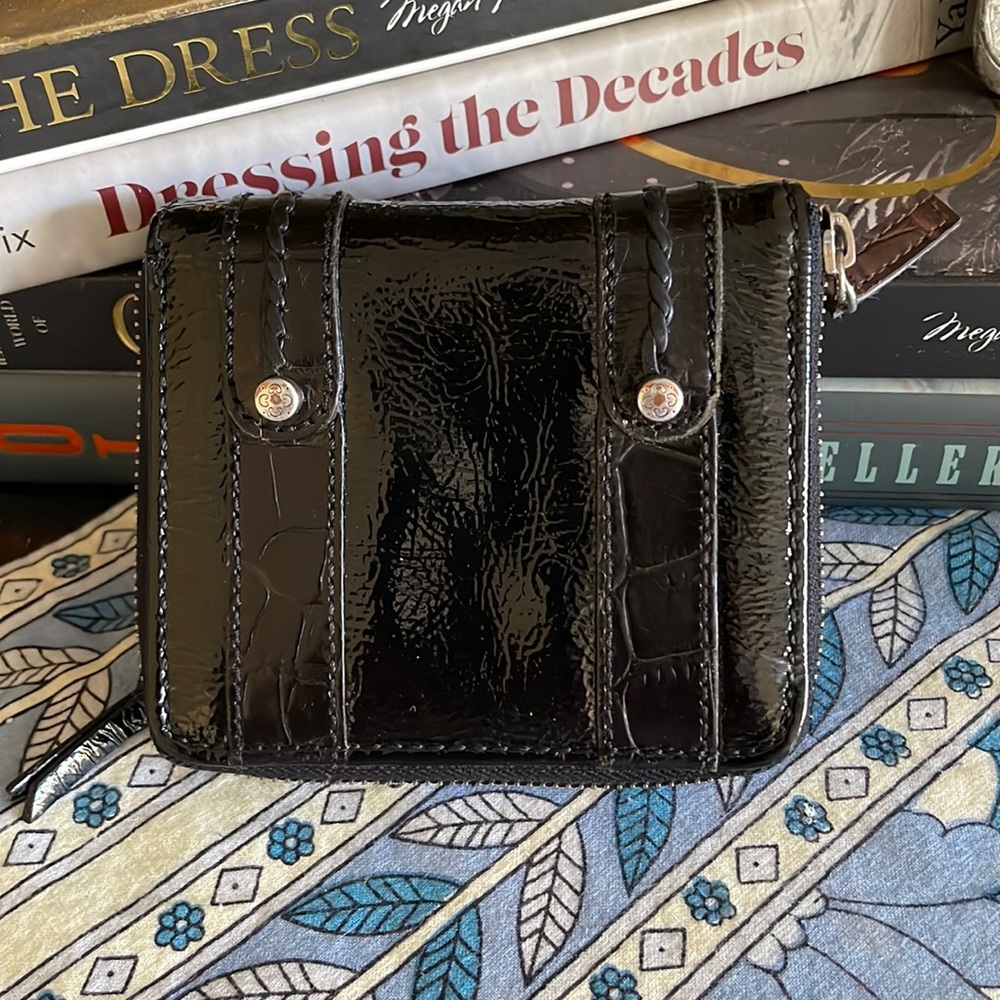 Brighton Patent Leather Wallet
